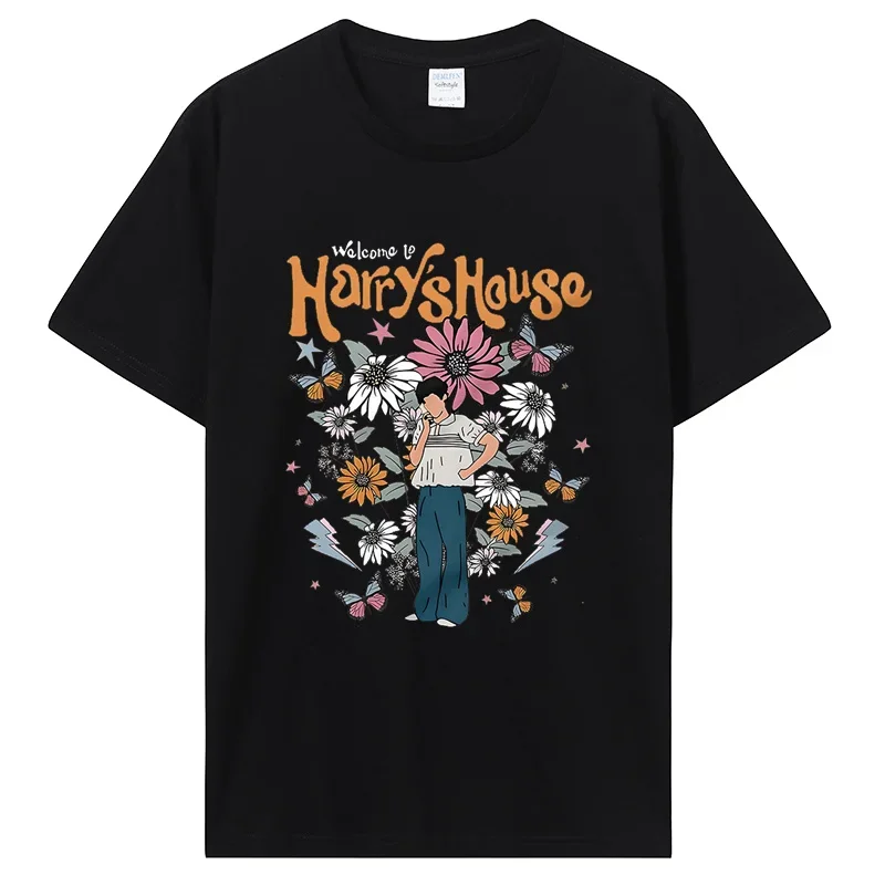 Harrys House Women T-shirt 100% Cotton Summer Manga Graphic Short Sleeve Tee Soft Originality Slice Of Life Individualization