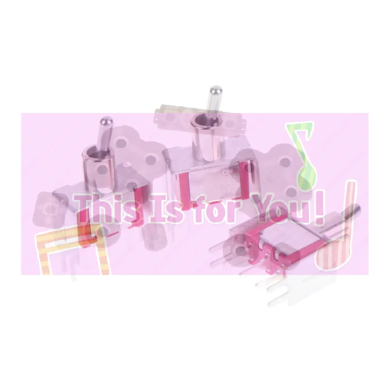【MA】1/3Pcs T8013-TNCQ-S20 Toggle Switch T80-T Series Vertical Right Angle 3Pin ON-ON 2 Position Button With Bracket