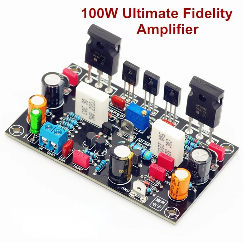 

SOTAMIA 100W Ultimate Fidelity Amplifier Class AB MOS Tube IRFP240.9240 Field Effect Power Amplifier Board Amplificador Audio