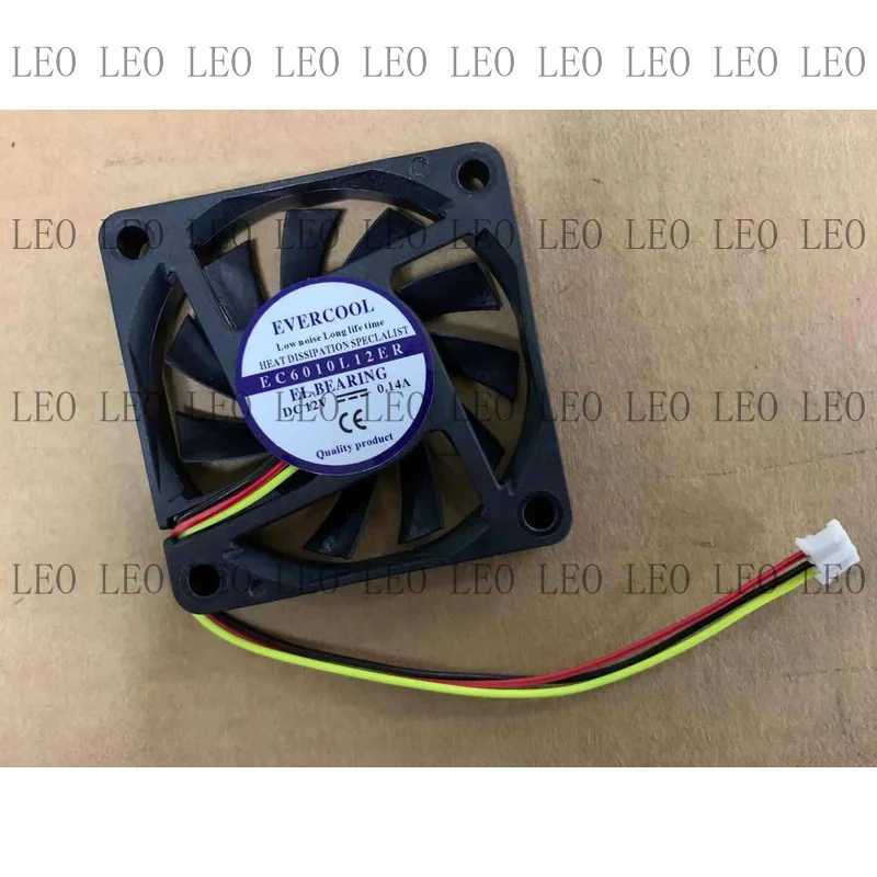 MY For EVERCOOL EC6010L12ER cooling fan DC12V 0.14A 60*60*10MM 3wire