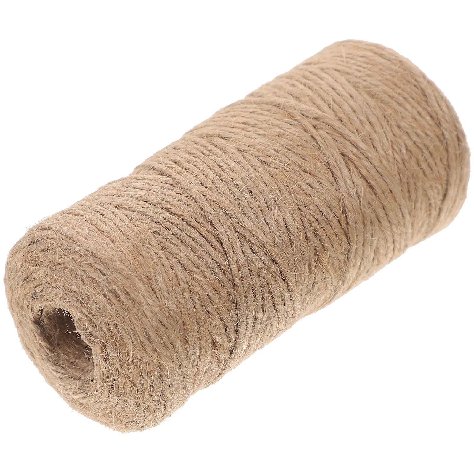 1 Roll Natural Jute Rope 4Mm Thick Strong for Wedding Decor Crafts Gift Wrapping Macrame DIY Party Home Garden