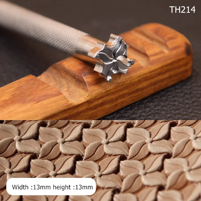 

TH214 Mandala Flower Stamp 13x13mm - 304 Stainless Steel 3D Embossing Mold For Leathercraft | Oriental Ornate Centerpiece Tool