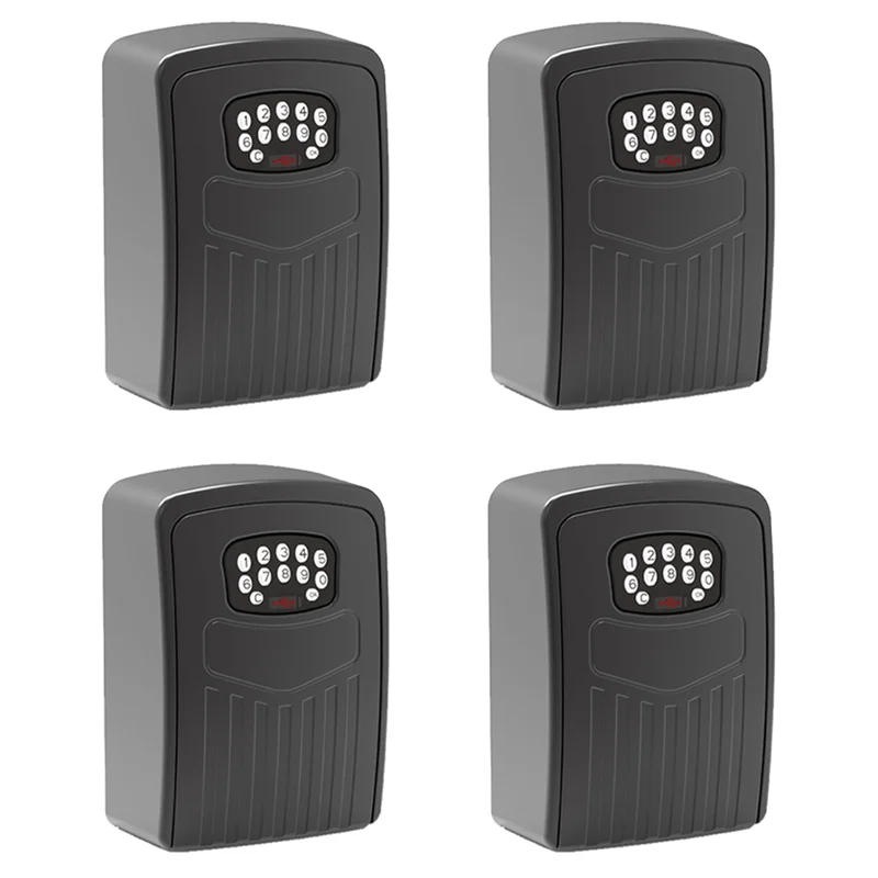 【تصقيد الأخير!】4X TUYA صندوق المفاتيح الذكي بلوتوث اقفال الصناديق تخزين الحياة الذكية App جدار جبل الأمن مضاد للسرقة اقفال الصناديق-كلمة المرور