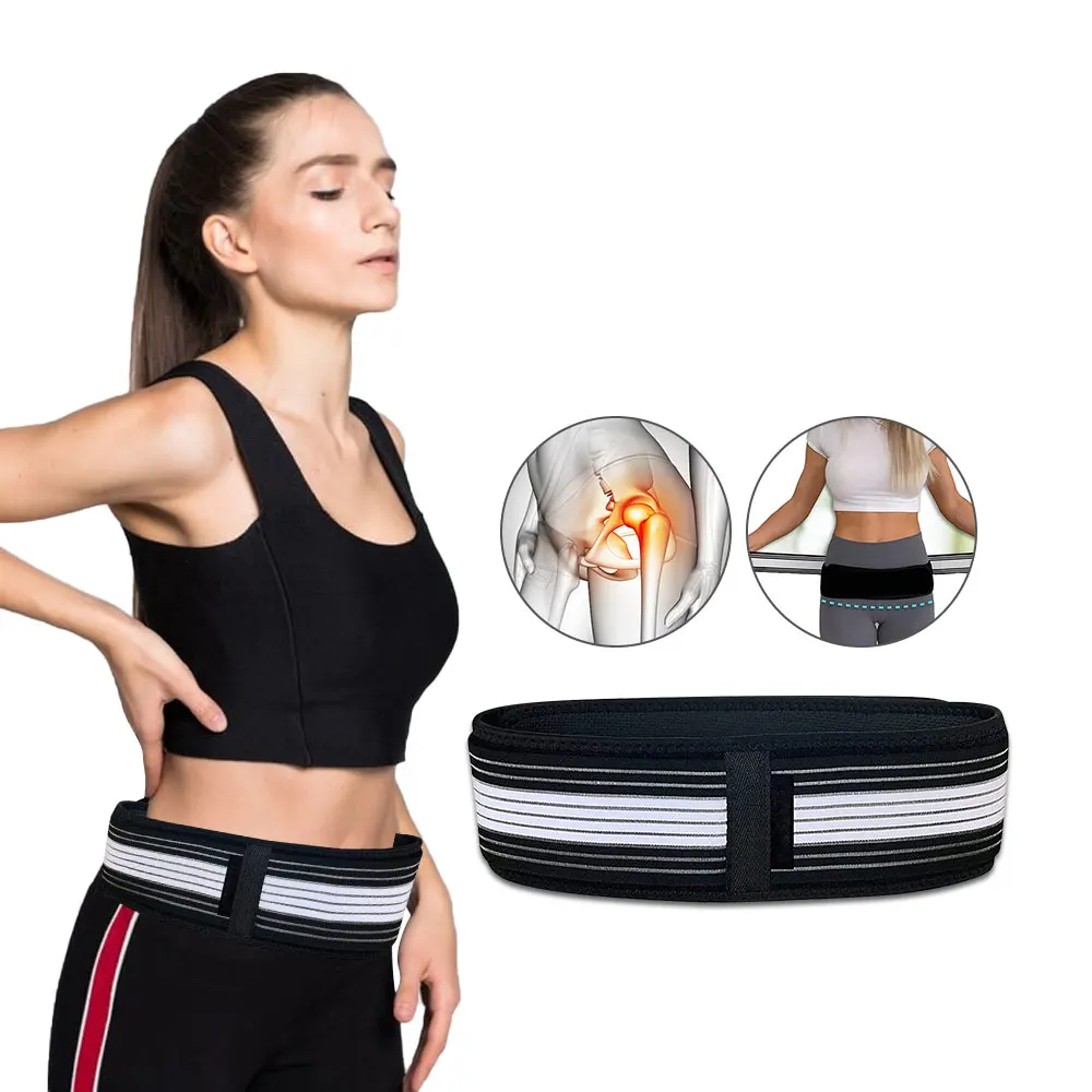 110/120/140cm Sacroiliac SI Joint Hip Belt Lower Back Support-Hip Braces for Hip Pain Pelvic Support Belt Sciatica Pelvis Lumbar