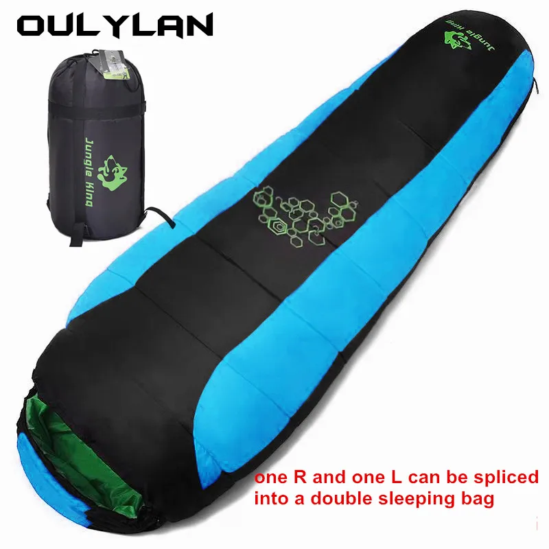 

Oulylan Camping Sleeping Bag Waterproof Ultralight Sleeping Bags Winter Warm Sleeping Bag Outdoor Camping Equipment Supplies