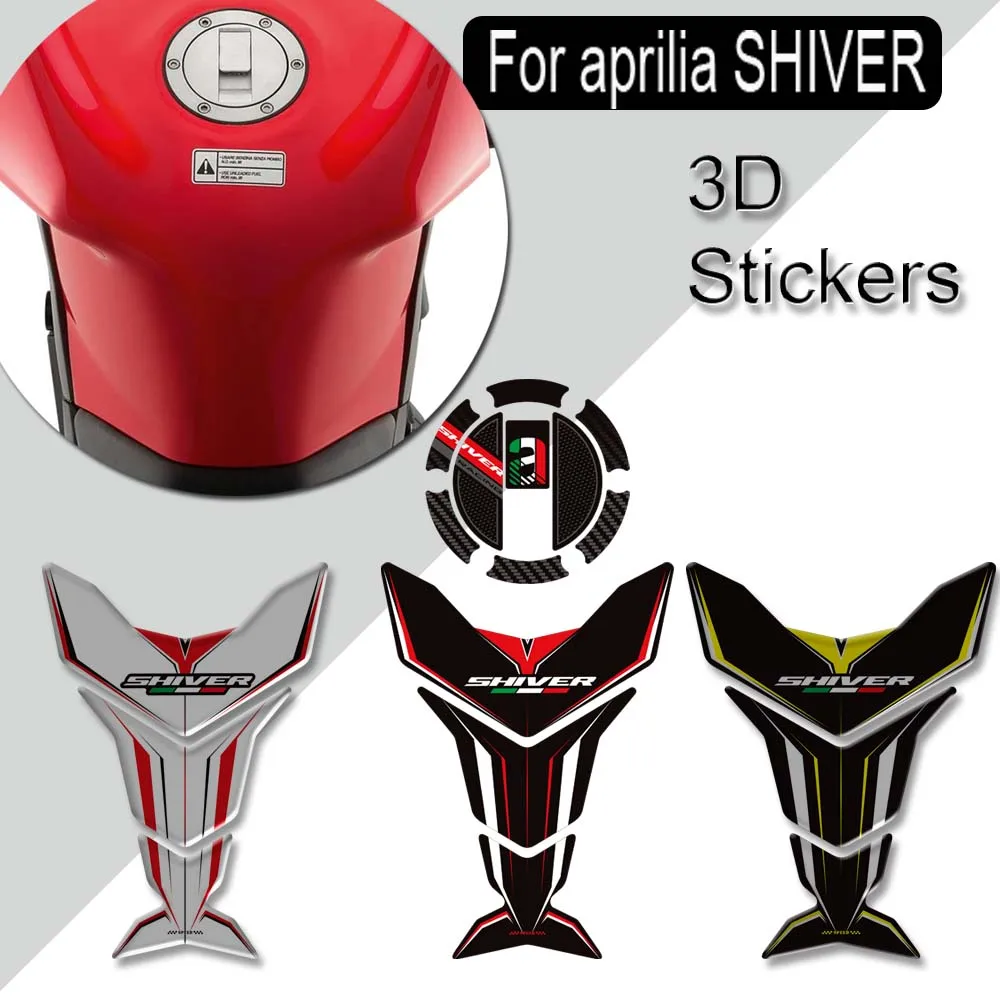

Motorcycle Tank Pad Cap TankPad Grips Gas Fuel Oil Kit Knee Stickers Decals Protector For Aprilia SL 750 900 Shiver