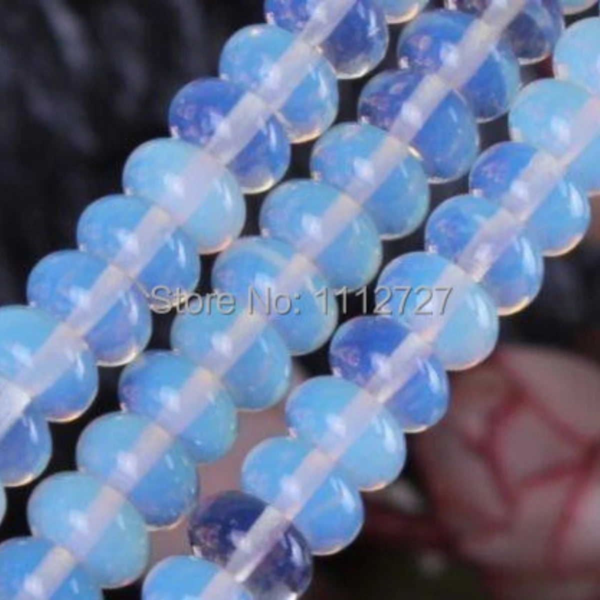 5x8mm White Sri Lanka Moonstone Abacus Loose Beads Fashion Jewelry Making Design Natural Stone Accessory for Necklace Bracelet