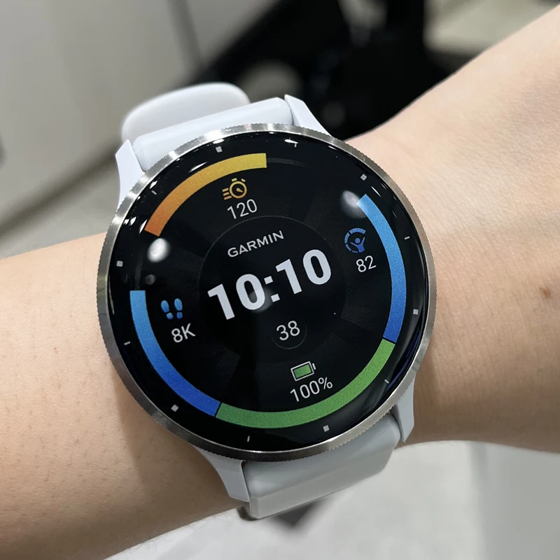 Montre connectée Garmin Venu 3 45 mm avec écran tactile AMOLED de 1,4 pouce, suivi d'activité, plus de 30 sports, GPS, musique et suivi avancé de la santé