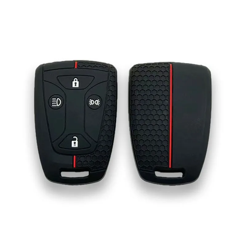 

For Saab Truck DC13 143 148 141 R S G P series Scania 1993 Remote Silicone 4 Button Key Fob Chain Ring Cover Case Holder Protect