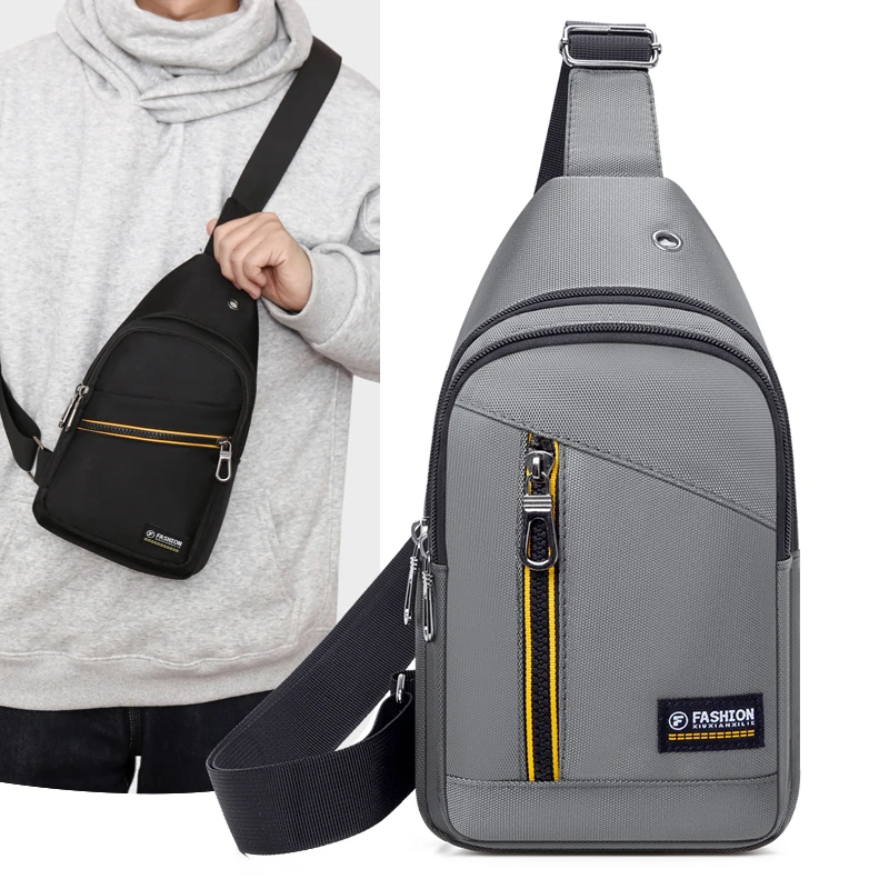 남성용 하이 퀄리티 체스트 백, 짧은 여행 대용량 크로스 바디, 소형 배낭 레저, 심플한 숄더백, 신제품