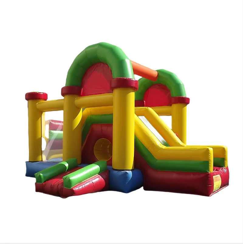 Colorful Indoor Outdoor Inflatable Bounce House Mini Inflatable Balloon Bounce House For Sale