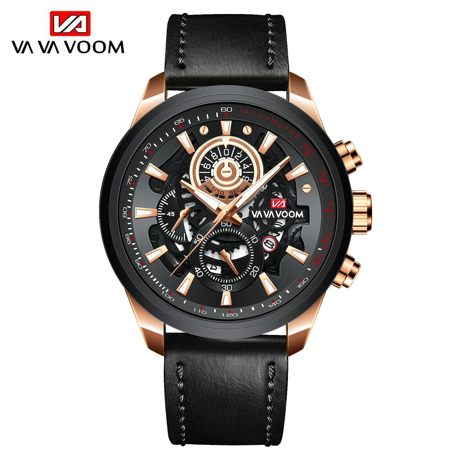 Top Brand Sports Military Pilot Creative Fashion Calendar orologio maschile Mens Racing CarKhaki Rivet Leather Men orologi da polso al quarzo