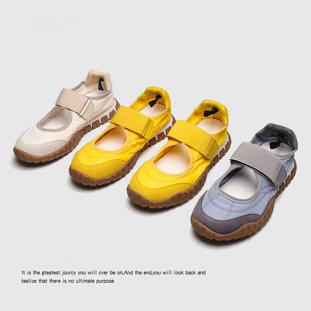 

Новые женские туфли MU Spor Mary Janes из кожи, дышащие, повседневные балетки, нескользящие, без застежек, с круглым носком, на резиновой подошве