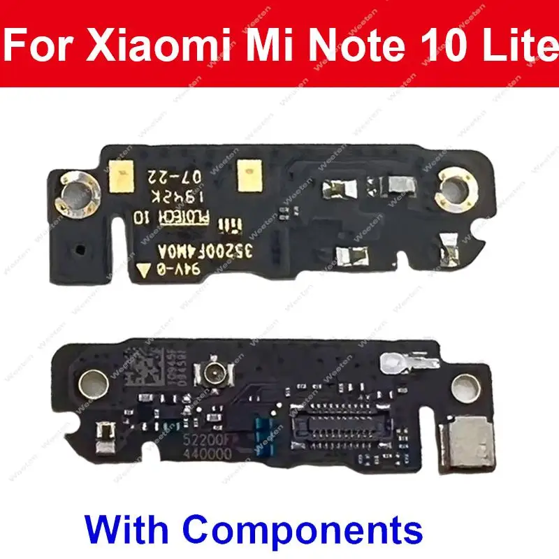 Microphone Mic Module Board For Xiaomi Mi CC9 Pro Note 10 Pro Mi Note 10 Lite Antenna Connect Signal Board Replacement Parts