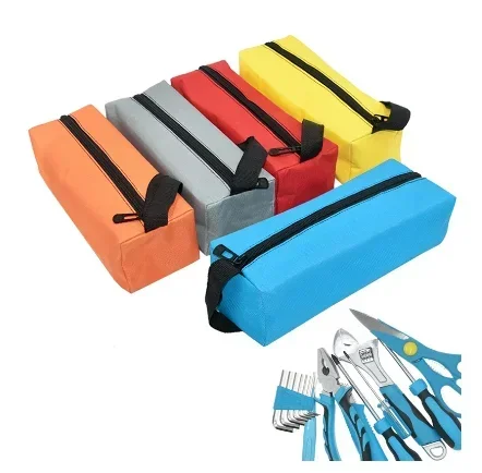 Oxford Hand Tool Bag Small Screws Nails Drill Bit Metal Parts Waterproof Canvas Instrument Case Organizer Electrician Tools bag