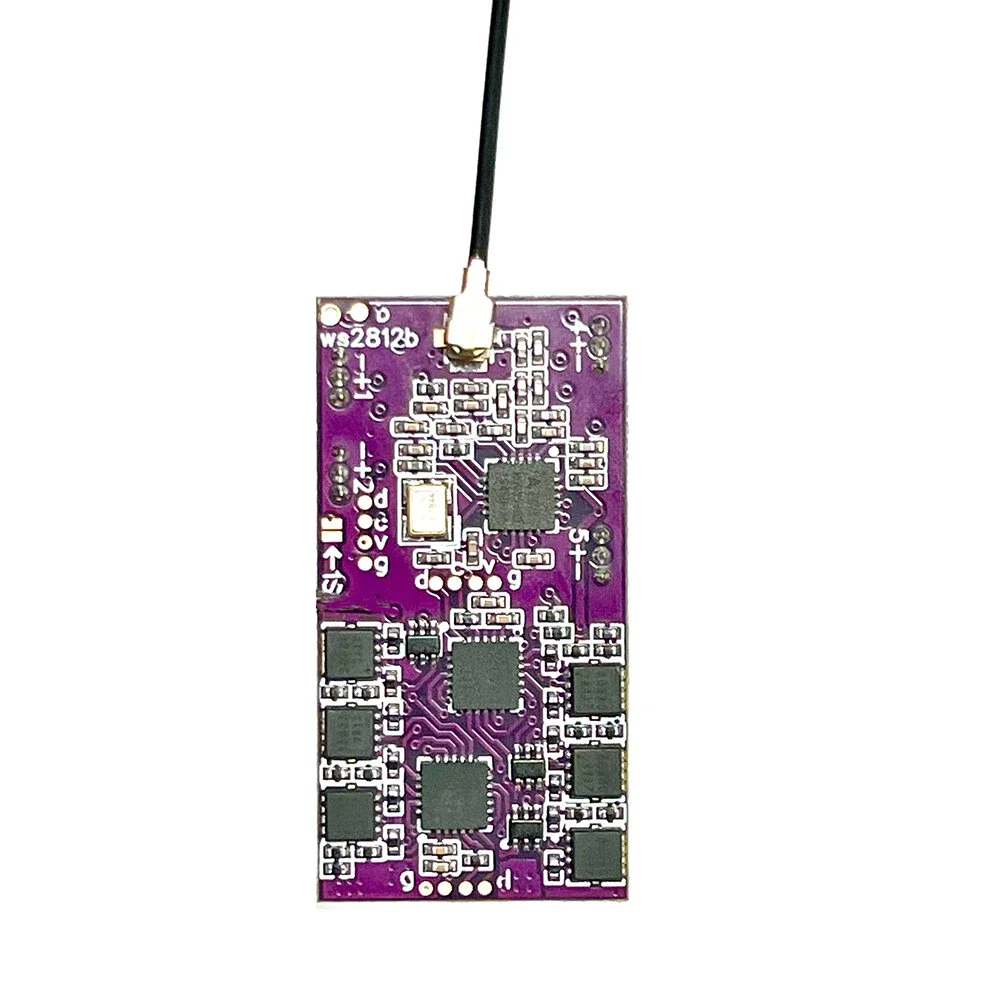 Multi Protocol Long Range Receiver Built-in Dual 12A BLHeli Brushless ESC with BEC for Flysky i6 i6X Wfly Microzone Radiomaster