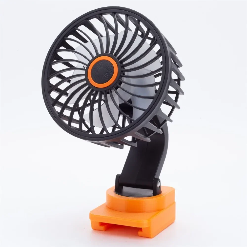 Przenośny wentylator litowo-jonowy do akumulatorów litowo-jonowych WORX 20V 4PIN (WA3551.1/WA3561/3563/3564/3567/3864/3553) do użytku wewnątrz pomieszczeń/kempingu/na zewnątrz do wędkowania — zdjęcie 7