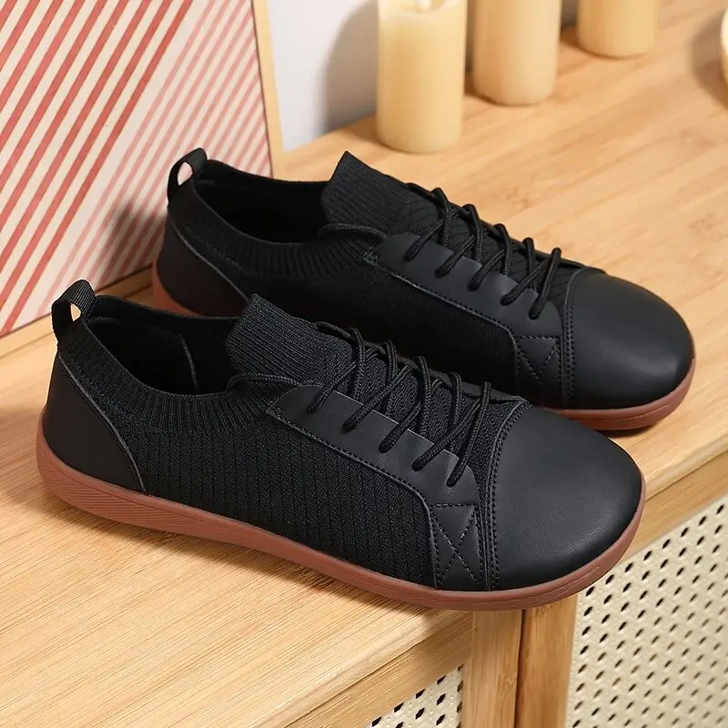 Wide Barefoot Wide Toe Shoes for Unisex Minimalist Outdoor Casual Fashion Walking Sneakers Zero Drop Breathable Comfortable Shoe