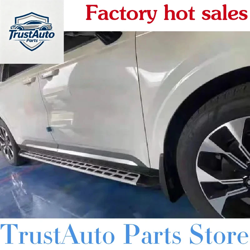Black Aluminium Alloy Side Step With  Flar Running Board