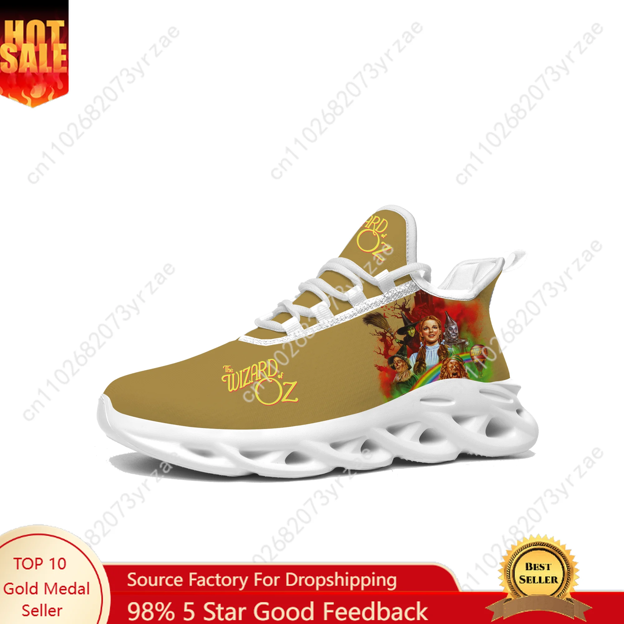 Il mago di Oz Scarpe da ginnastica piatte Scarpe sportive da donna da uomo Scarpe da ginnastica comode alla moda personalizzate di alta qualità Footwe personalizzate