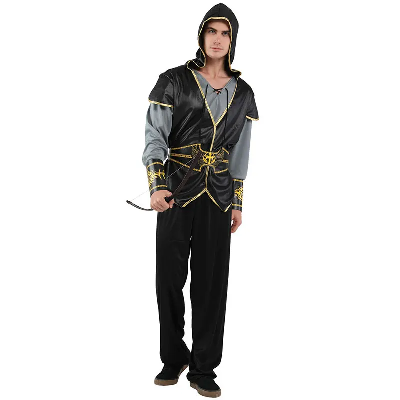 Costume de Prince Indien pour Homme Adulte, Archer Hunter Hunter Hunter, Cosplay FantrenforHalloween