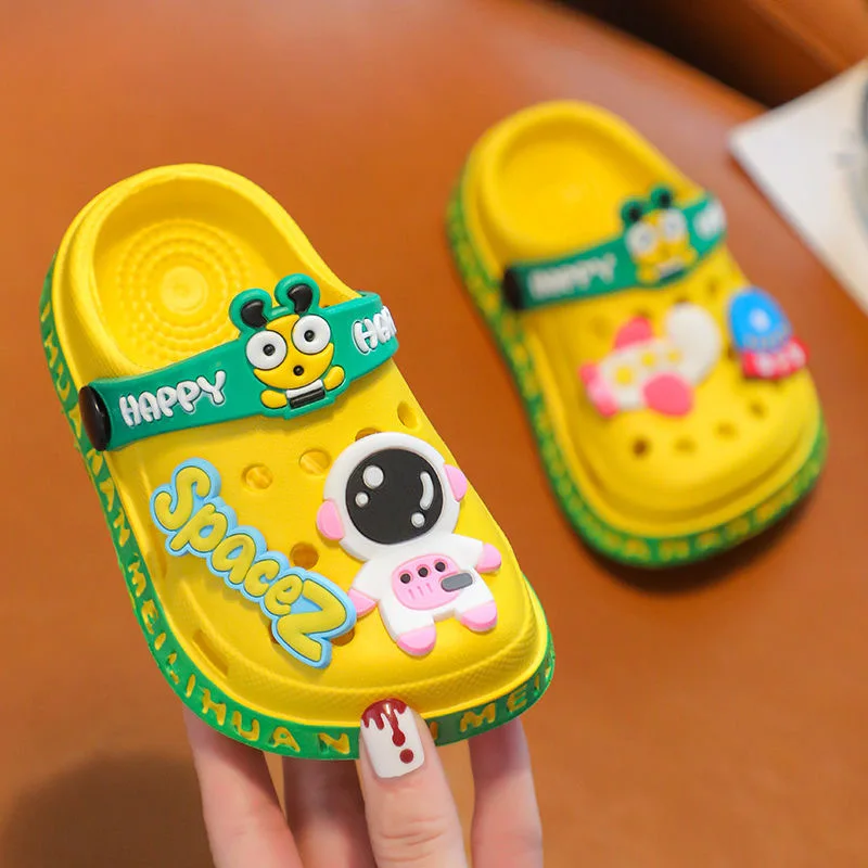 Cartoon Beach Sandals Children Garden Shoes Cute EVA Babies Summer Slippers Soft Kids Outdoor Slippers Fashion Flip Shoes