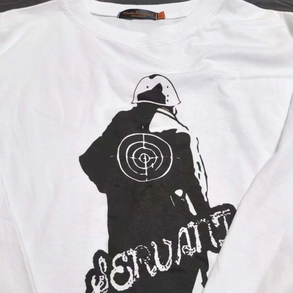 Undercover08 Archive Printed Long Sleeved Casual Loose Style T-Shirts for Men