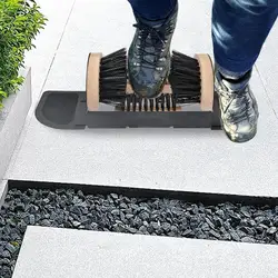 Boot Scraper Outdoor Shoe Brush Boot Mud Cleaning Scraper Brush Outdoor Floor Mount Shoe Cleaner Brush for Home Mall Entrance