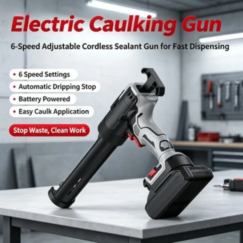 Rechargeable Lithium Electric Caulk  Hot Melt Applicator For Structural Glue Soft Hard Sealant Construction Sealing Tool
