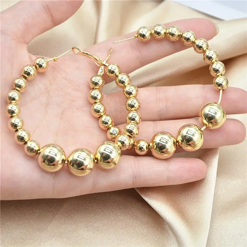 Faionable بسيط C-aped مطلي أقراط اللؤلؤ الذهبي Ele حصيرة مجوهرات Sli العصرية القرط الملحقات