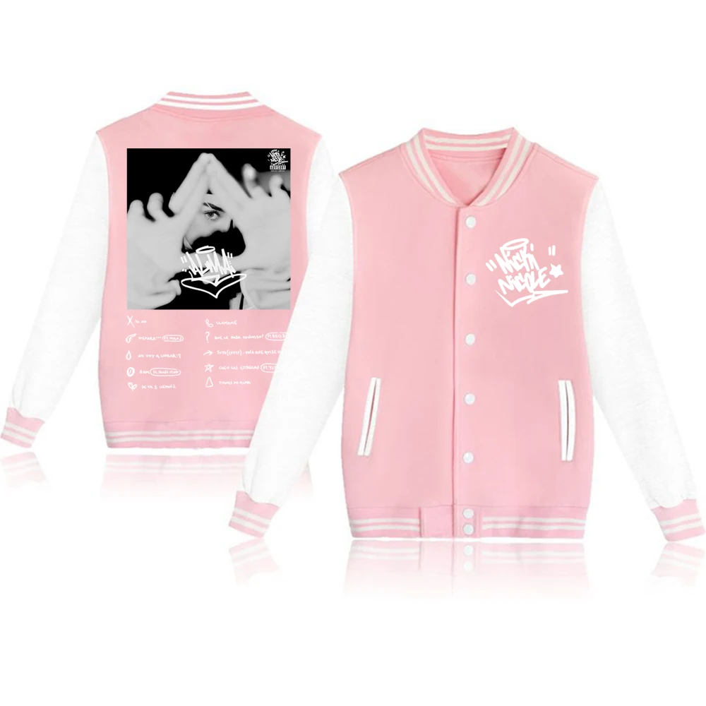 Nicki Nicole ALMA World Tour Hoodies Baseball Uniform Hoodie Jacket Sweatshirts