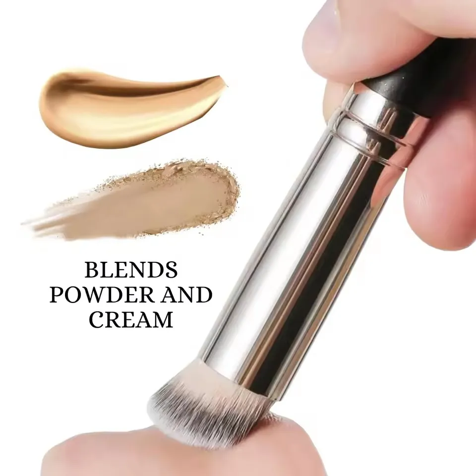 1Pc/3Pcs/5Pcs Foundation Concealer Brush Premium Contour Blusher Brushes Flawless Under Eye Dense Face Makeup Brush For Blending