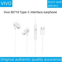 Vivo XE710 Type-C interface earphone in-ear 50X60x30x2 genuine S10S10pro wired earphone.
