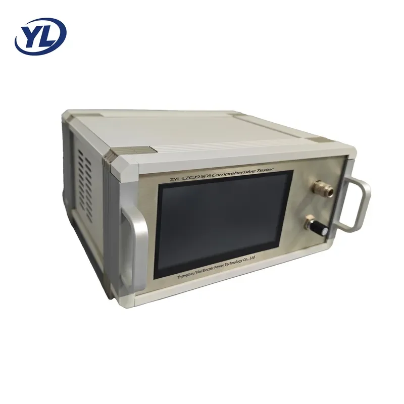 ZYL-LZC39 SF6 Dew Point Purity Tester with USB Data Export and Touch Screen Operation 5kg Weight