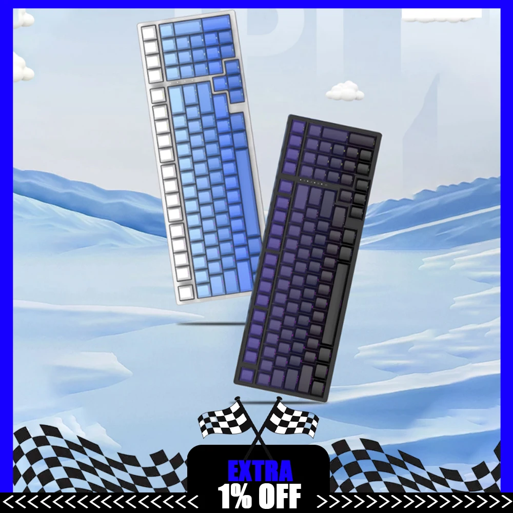 

Ipi Cloud98 Magnetic Switch Mechanical Keyboard Low latency Wired Gaming Keyboard Customized Gasket PC Gamer Accessories Gift