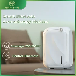 Namste Bluetooth Aroma Difusor, Difusor Doméstico Portátil Pequeno, Material PP Durável, Capacidade Inteligente, 250 m a 500m ³, 140ml