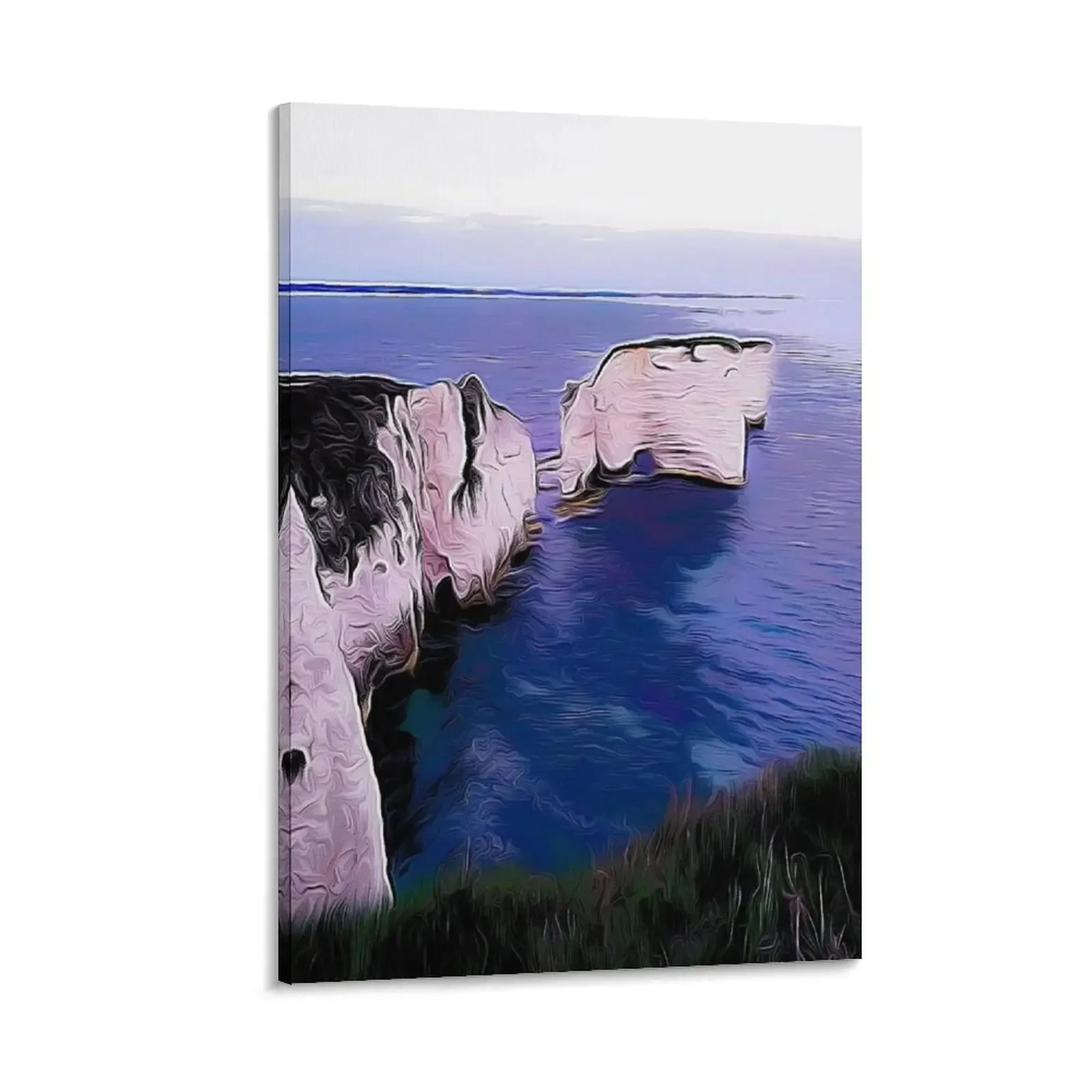 

Old harry rocks, Dorset. Canvas Painting wall decoration painting art mural Wall decoration poster