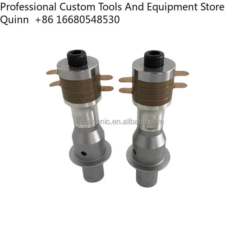 TQ28K 1200W Ultrasonic Weld System Transducer Horn New ConditionUltrasonic Welding and Cutting of Hose