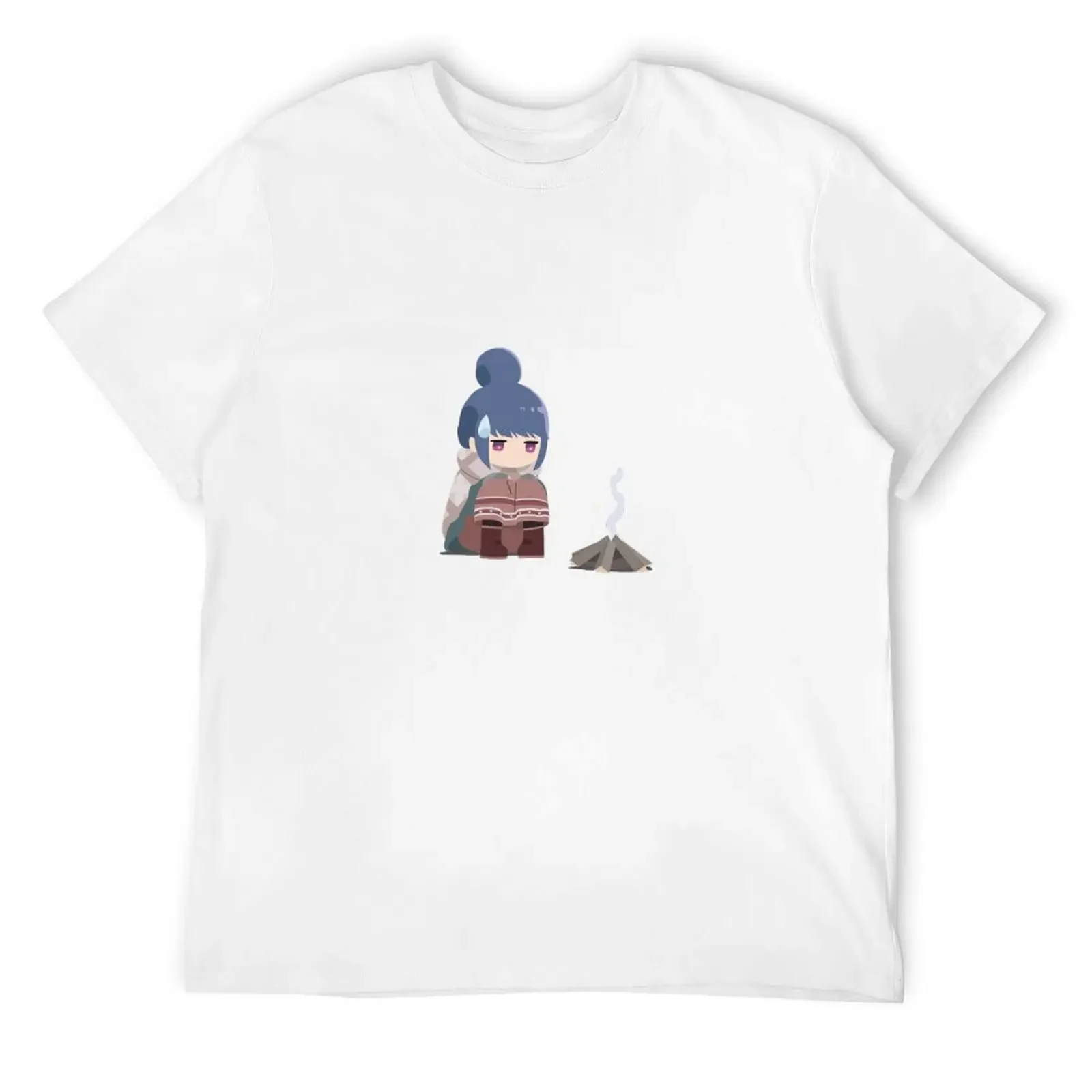 

Yuru Camp - Campfire Rin T-Shirt custom shirt Clothing aesthetic clothes designer t shirt men