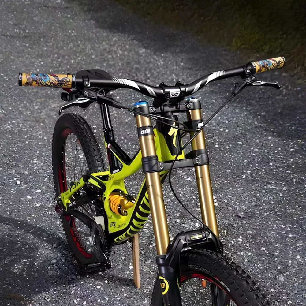 CNC Mountainbike Griffe Silikon MTB Manschetten Gel Fahrrad Lenker Grip Lock Auf Radfahren Zubehör Fit Flache Riser Griff Bars – Detail 11