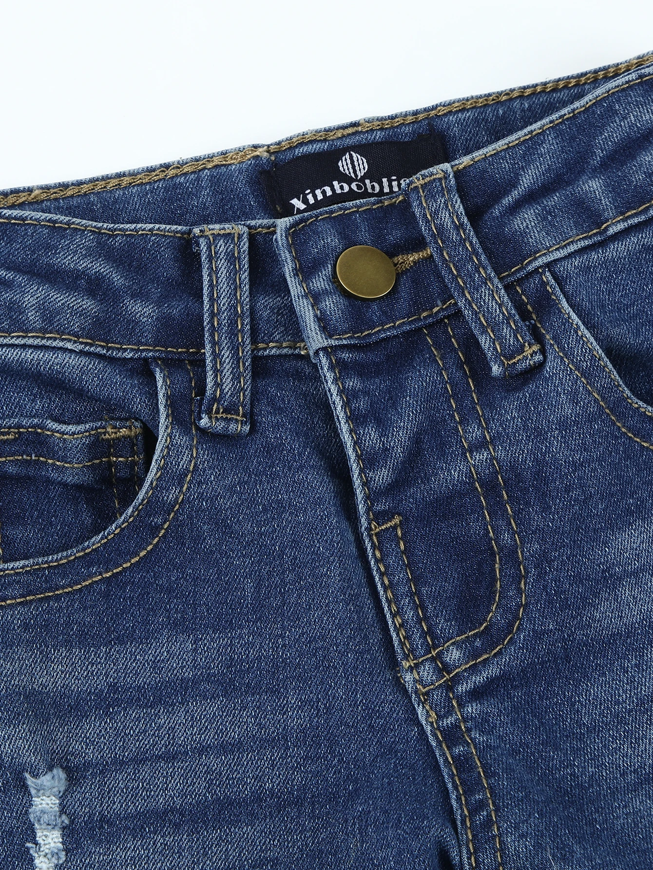 Boy Solid Slim Jeans Toddler Baby Casual Denim Pants Child Soft Trousers Kids Clothing Spring Autumn Birthday Gift