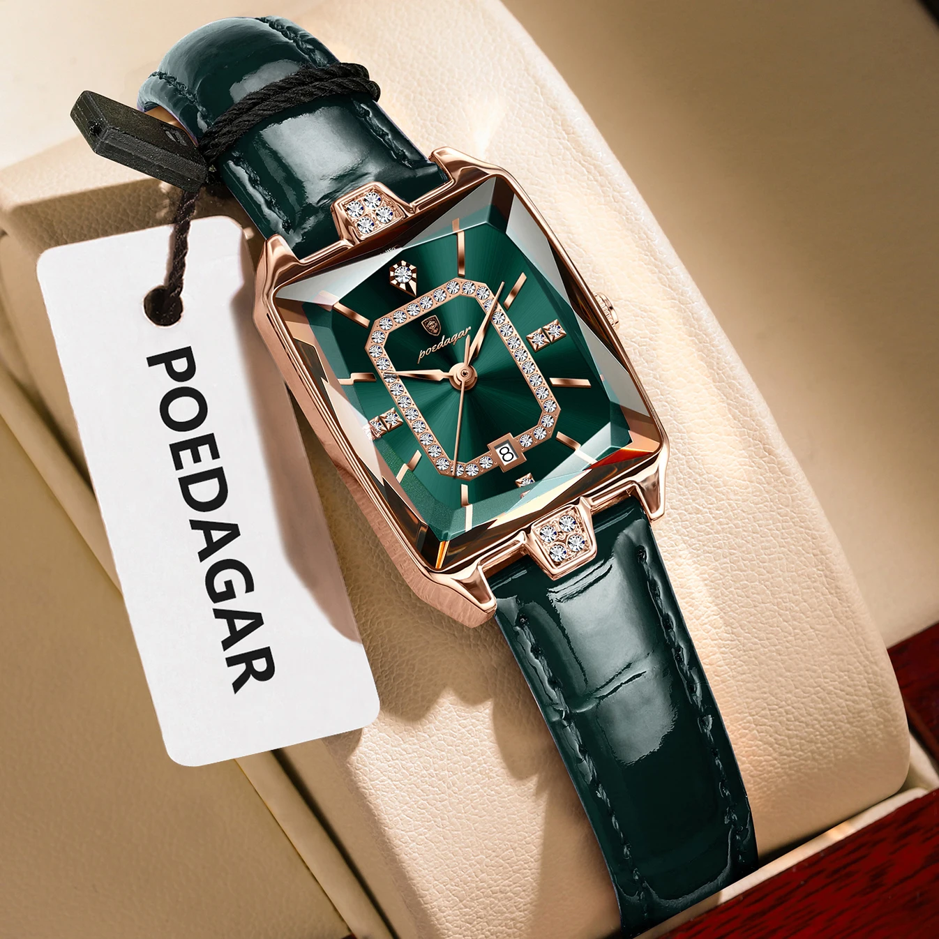 Luxury Women's Waterproof Date Leather Watch