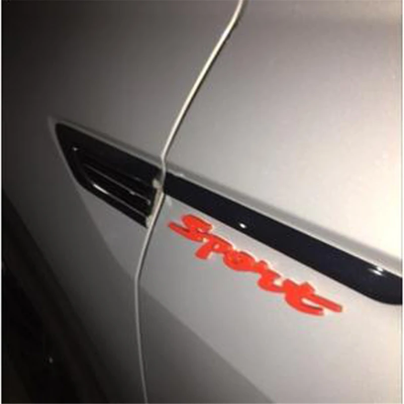 Metal 3D Car Stickers Car Trunk Auto Body Racing Sport Letter Sticker Logo Emblem Badge Decal Sticker Car Accessories