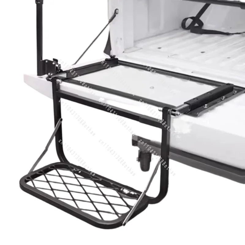 Tailgate Ladder Car Repair Tool Trunk Ladder Conversion Tailgate Climbing  Raptor Folding Cargo Ladder
