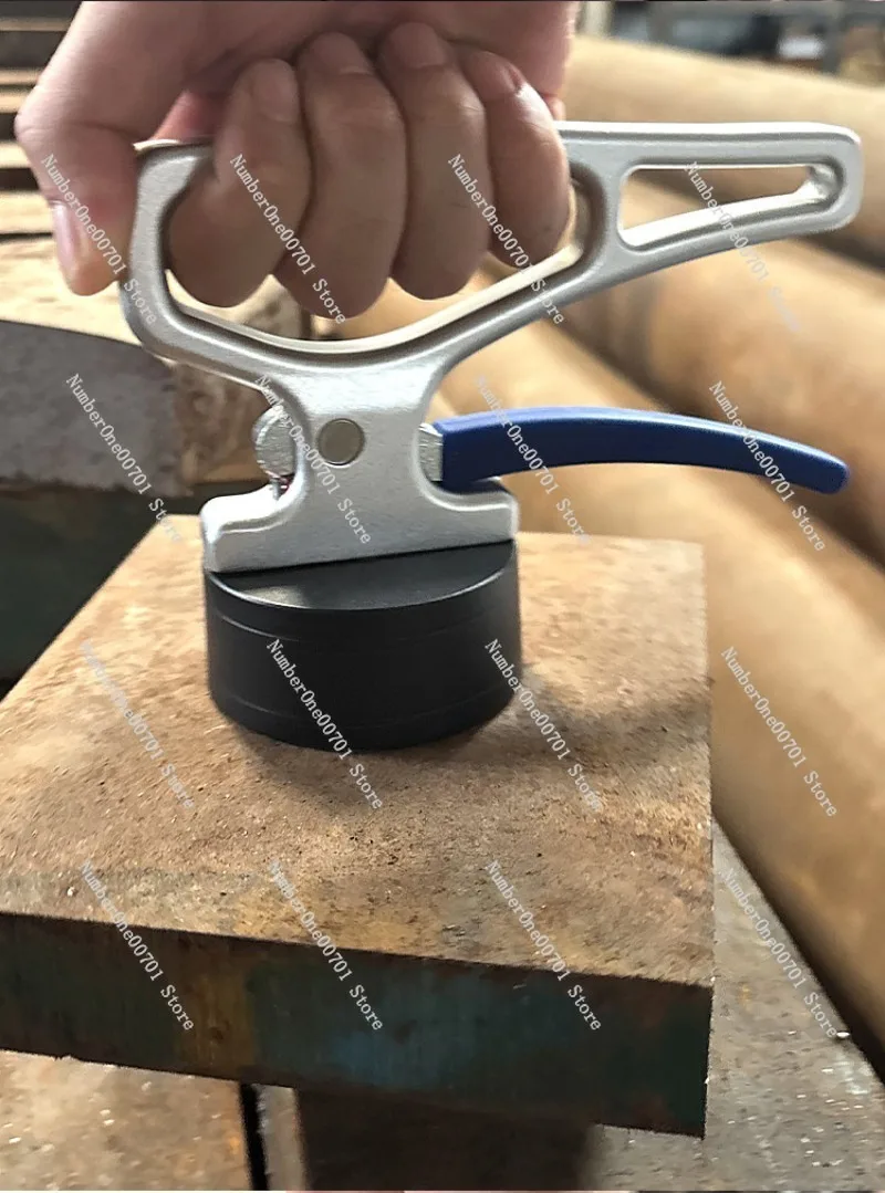 Permanent Magnetic Lifter with Handle, Heavy Duty Steel Plate Lifting Magnet for Laser Cutting