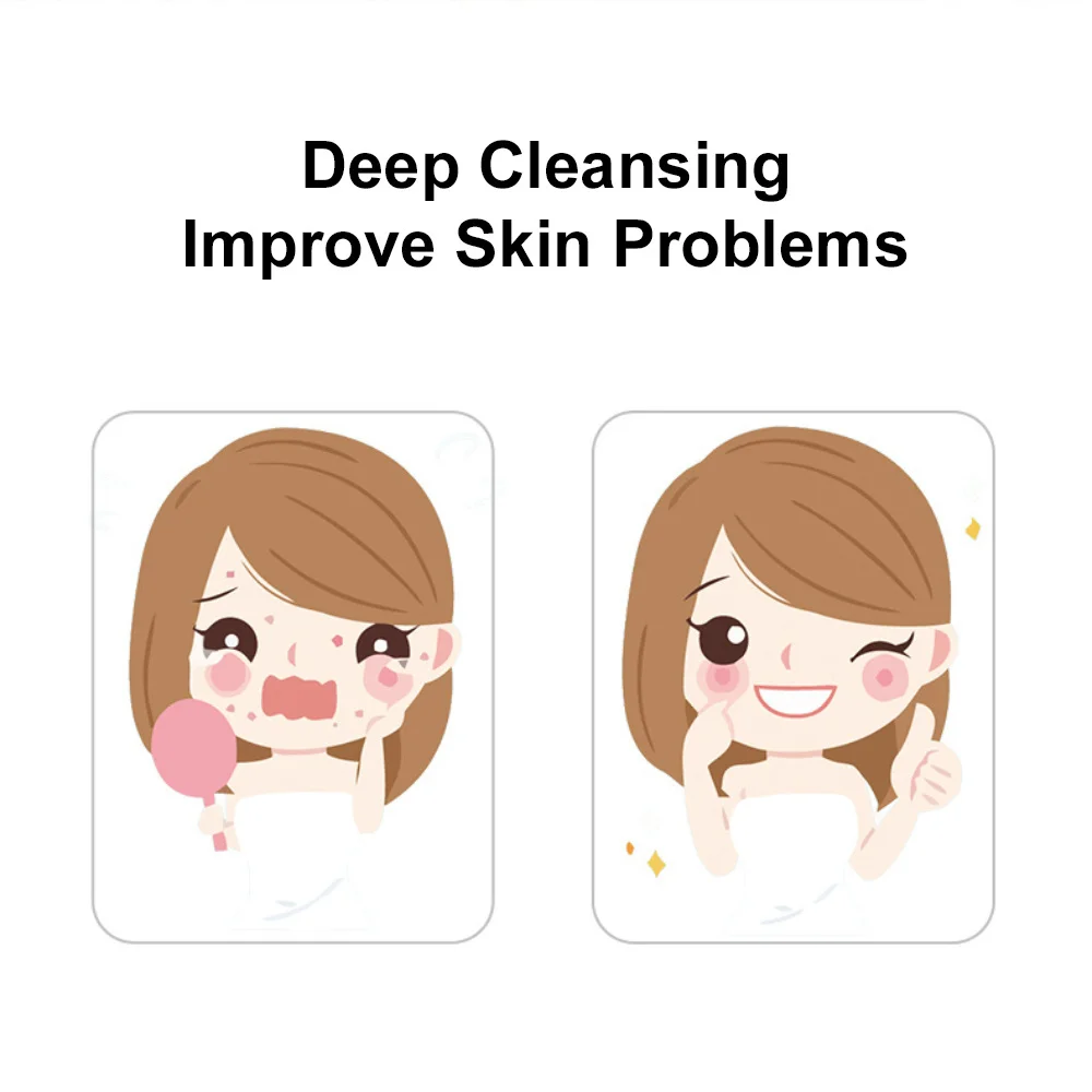 Nettoyeur électrique en Silicone pour le visage, Vibration des pores, brosse de Massage, soins de la peau, lavage des points noirs, Machine, outil de beauté