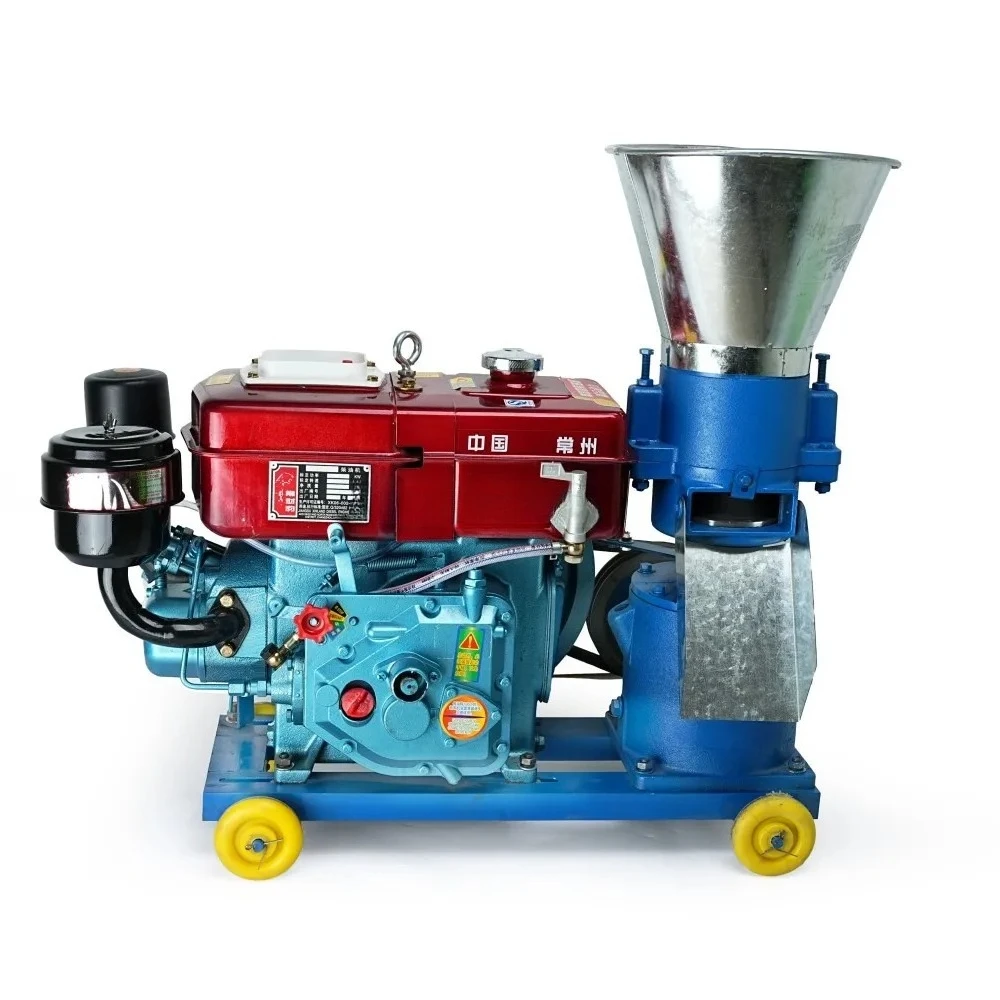 

Animal Chicken Cow Horse Feed Pellet Making Machine，High-yield Pelletizer Electric & Poultry Feed Pellet Machine