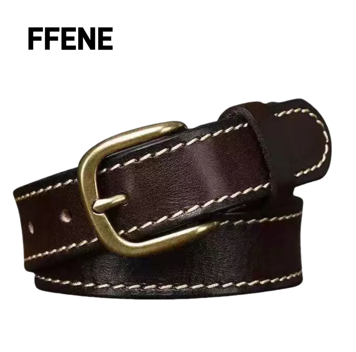 

Hot sale 2.8CM fashionable retro trend all-purpose belt luxurious high-end feeling women's pure cow leather hot sale genuine