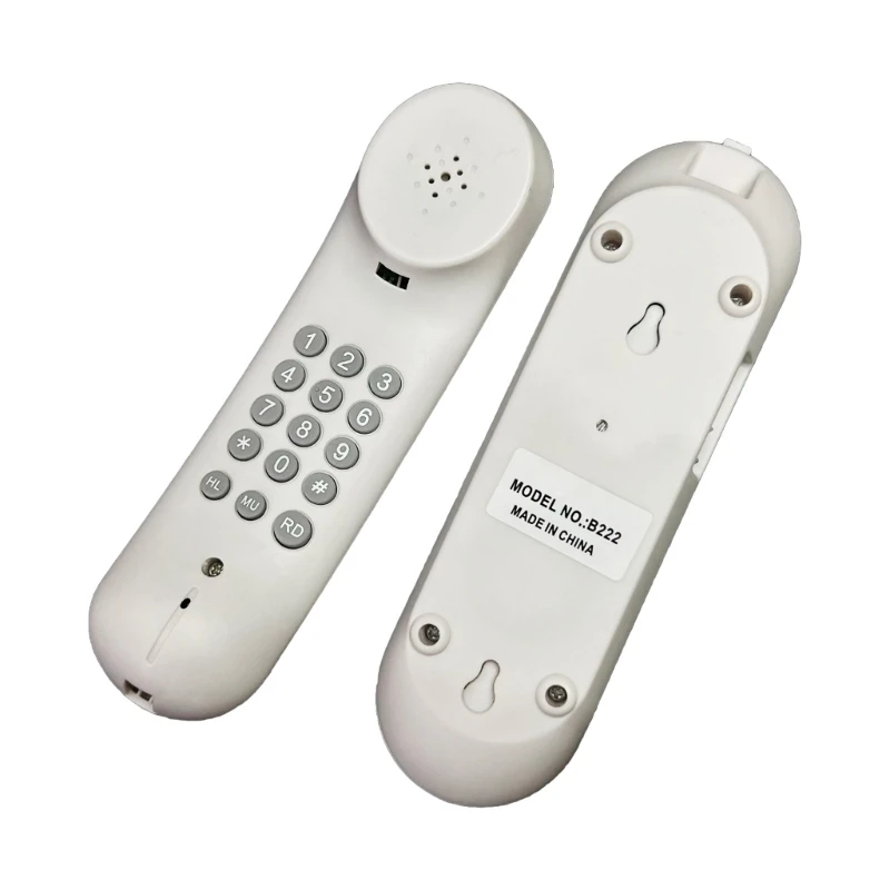 Wall-Mounted Landline Portable Mini Landline Telephone for Office Hotel Home