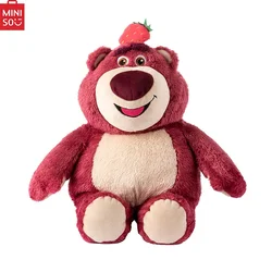 MINISO Toy Story Disney Pixar Strawberry Bear Collection Strawberry Bear Dimensional Head Pillow Genuine in-stock hot sale